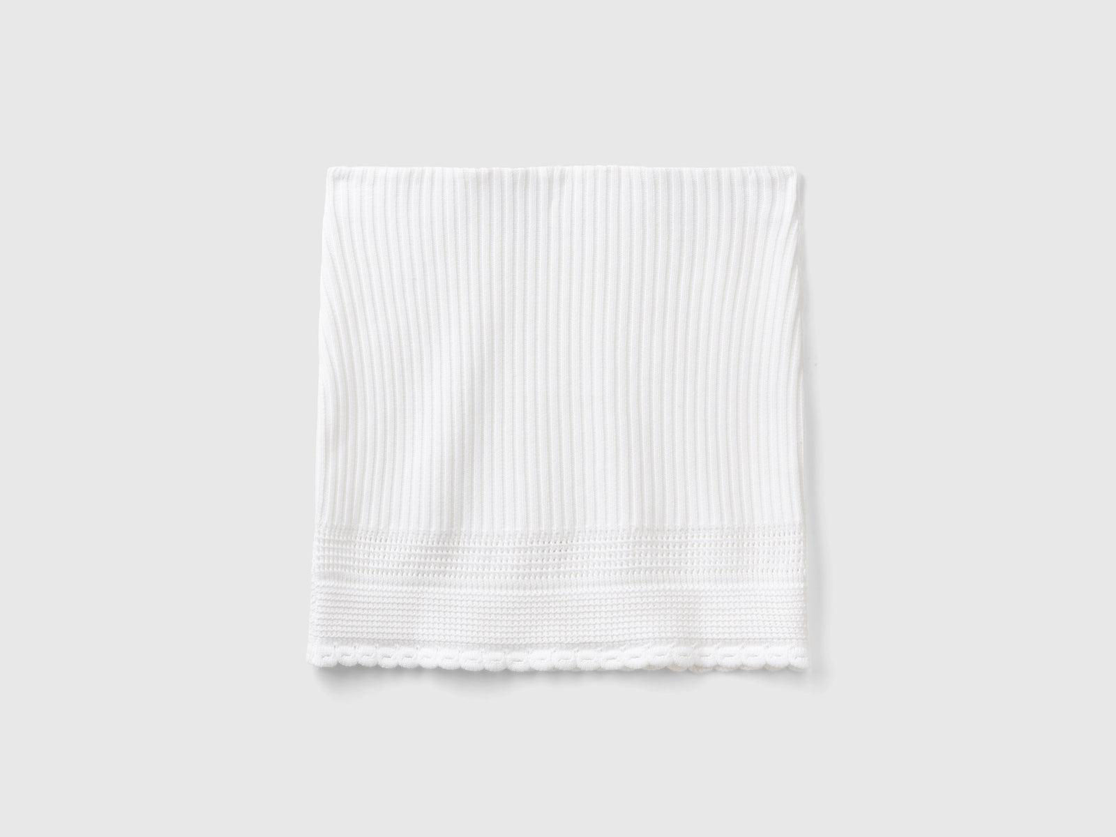 Gonna in maglia lavorata da donna bianco 2 | Benetton Outlet