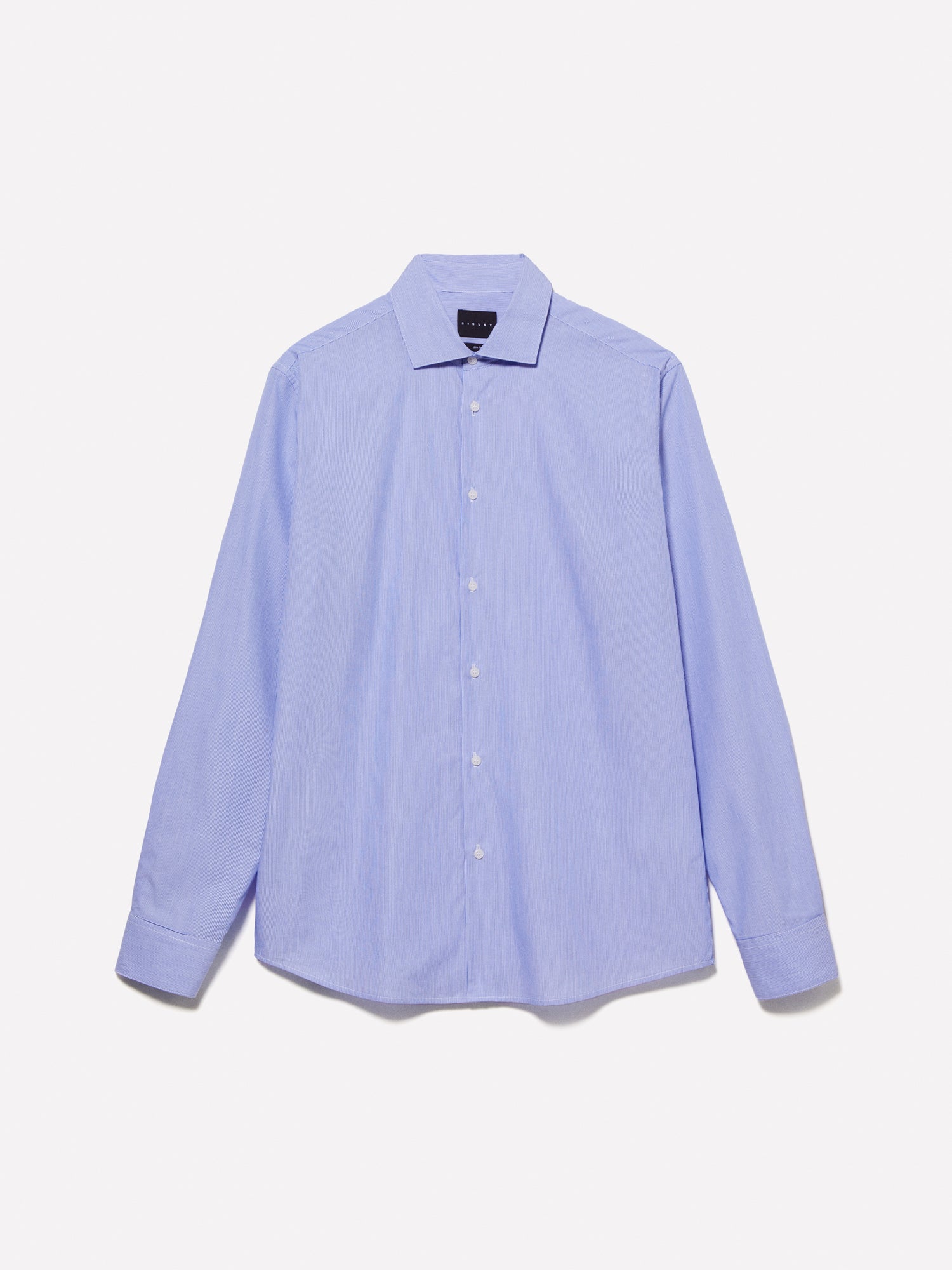 Camicia slim fit blu da uomo azzurro | Sisley Outlet