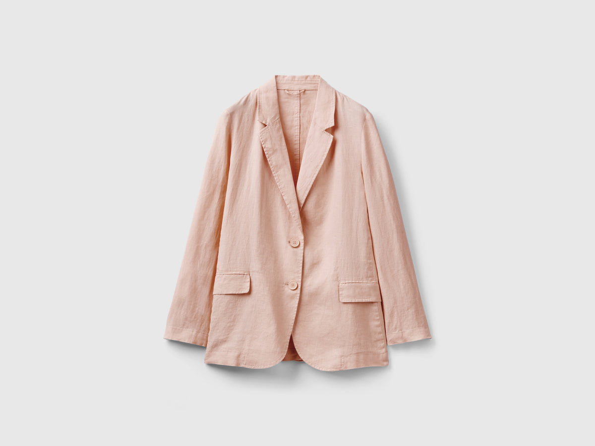 Pure linen blazer