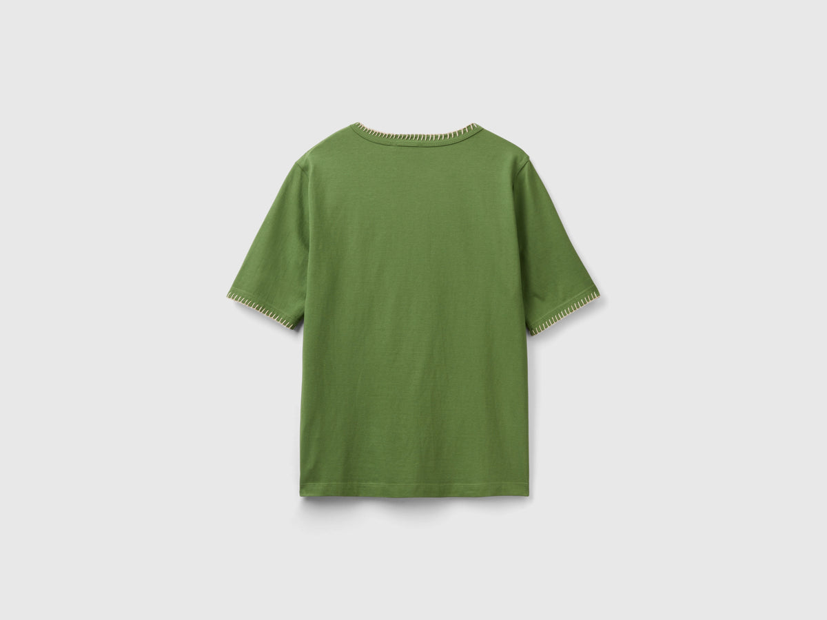 Maglietta girocollo in cotone