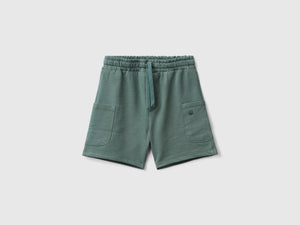 Cotton cargo shorts