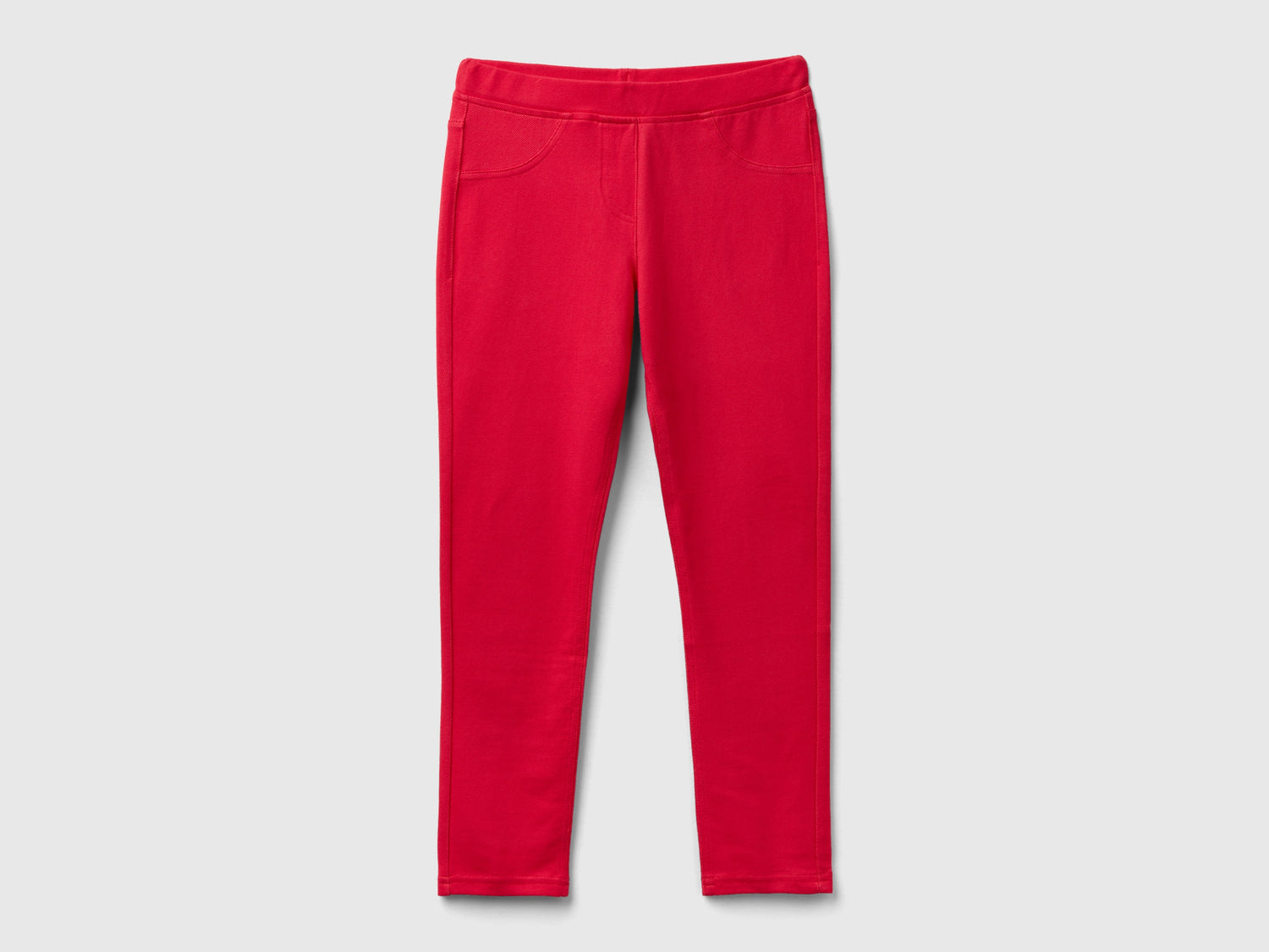 Jeggings regular fit da bambina fucsia | Benetton Outlet