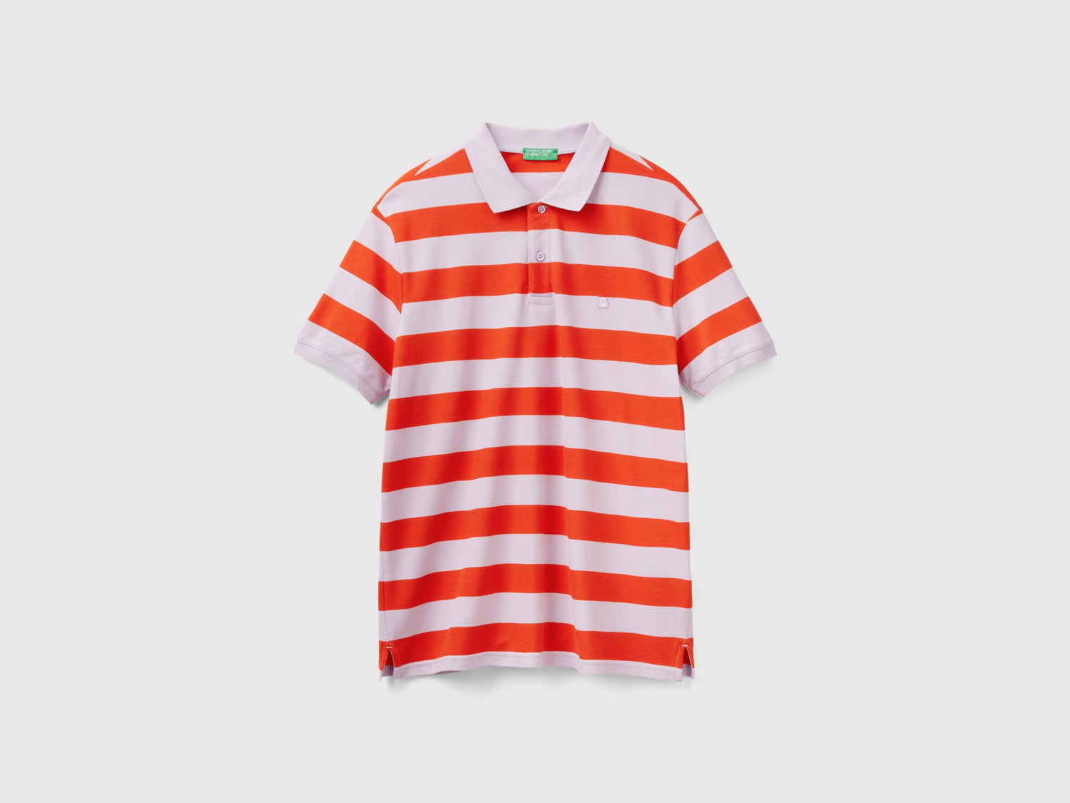 Purple and red striped polo shirt da uomo multi-color | Benetton Outlet