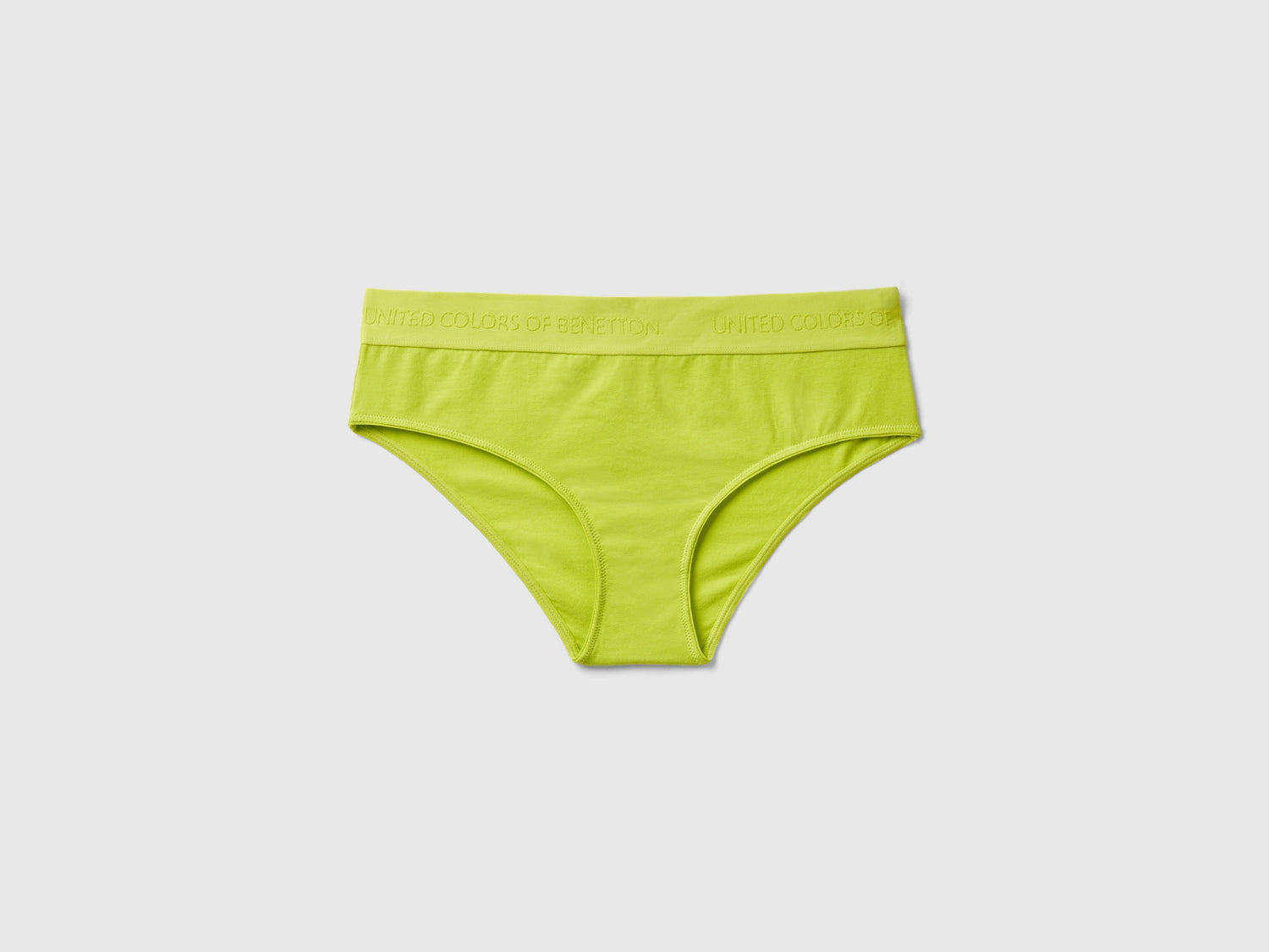 High-waisted briefs in organic cotton da donna lime | Benetton Outlet