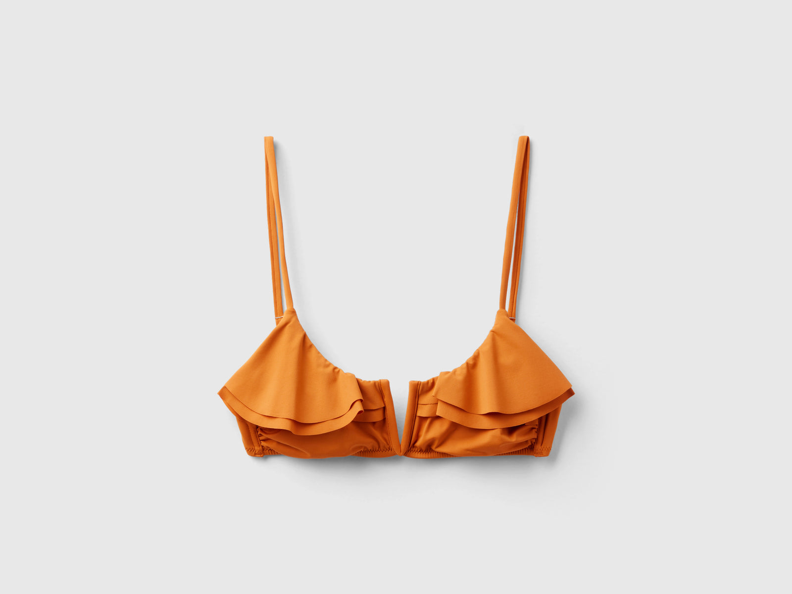 ECONYL® Beach Bra da donna senape | Benetton Outlet