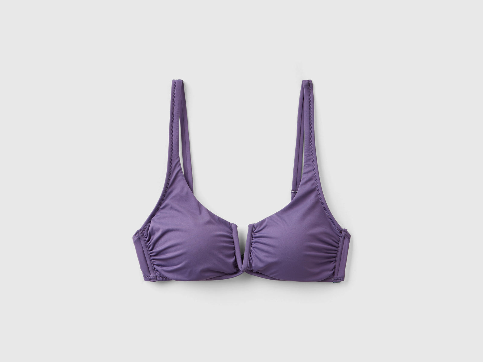 Brassiere costume in ECONYL® da donna viola | Benetton Outlet