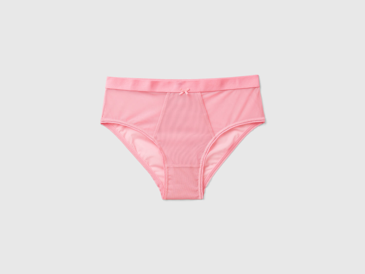 High-waisted mesh briefs da donna rosa | Benetton Outlet