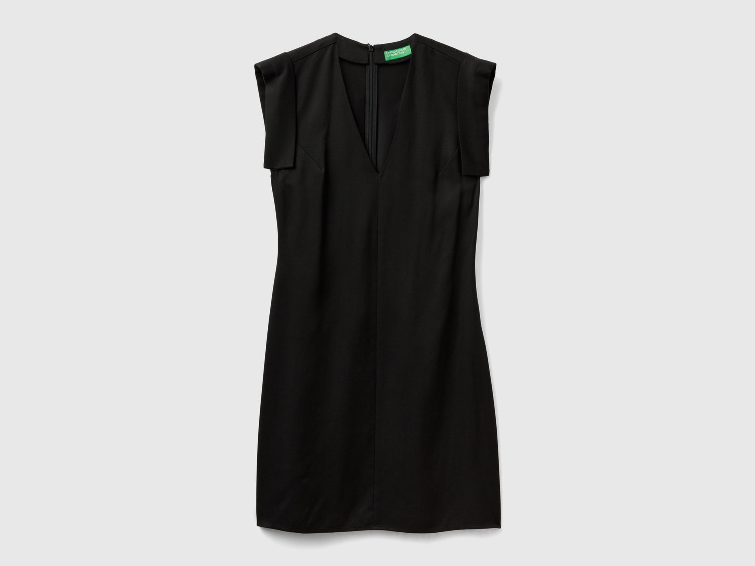 Slim fit sheath dress da donna nero | Benetton Outlet