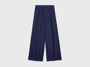 100% linen palazzo pants