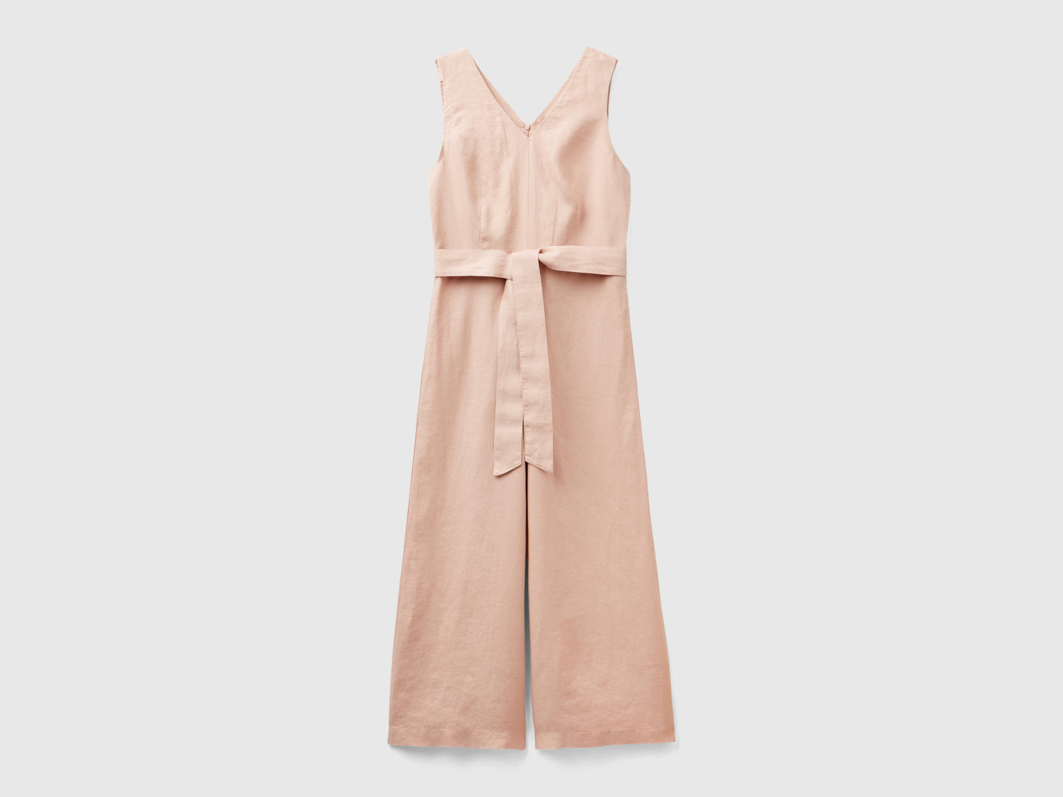Pure linen suit da donna rosa tenue | Benetton Outlet