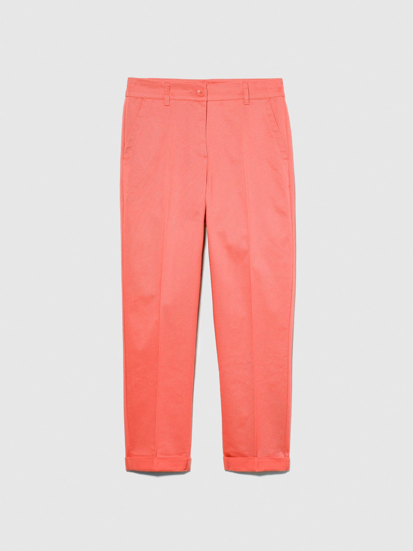 Cigarette pants da donna corallo | Sisley Outlet