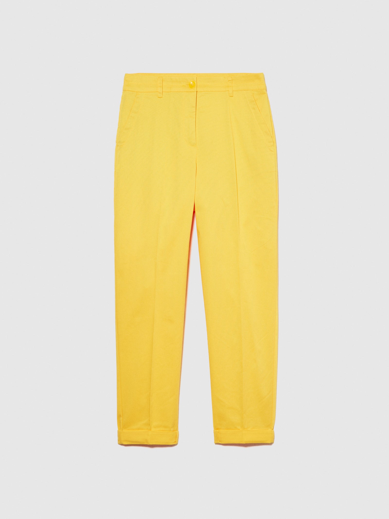Cigarette pants da donna giallo | Sisley Outlet