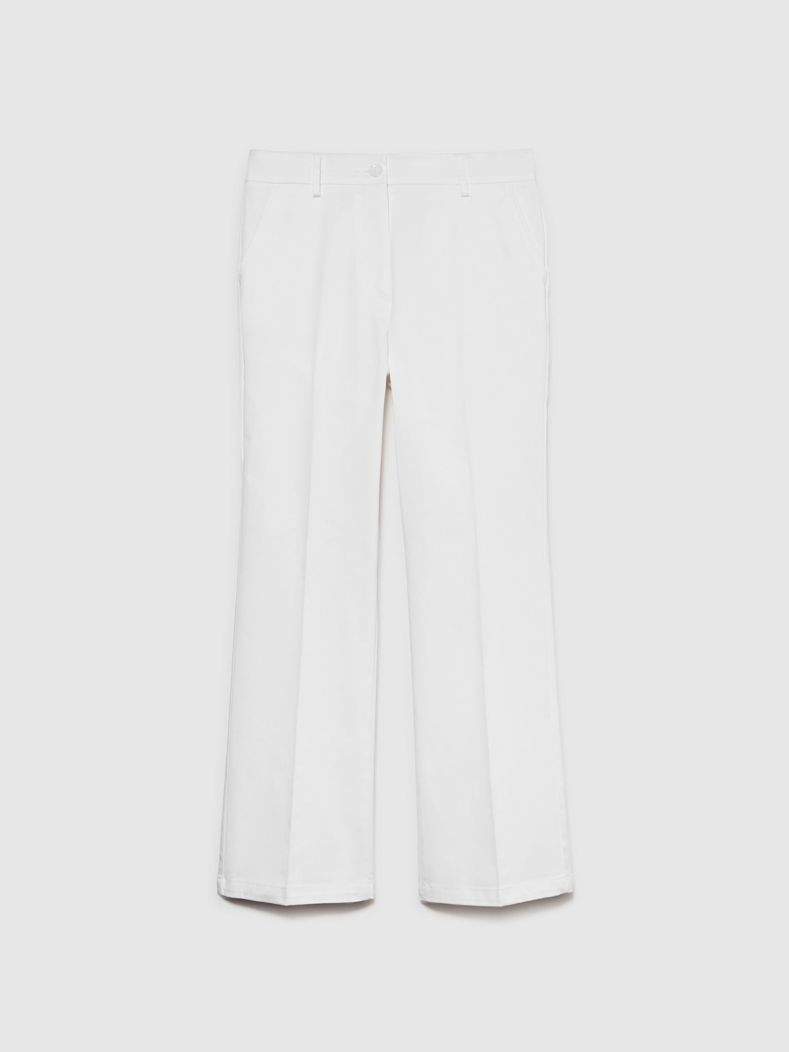 Trumpet trousers da donna bianco | Sisley Outlet