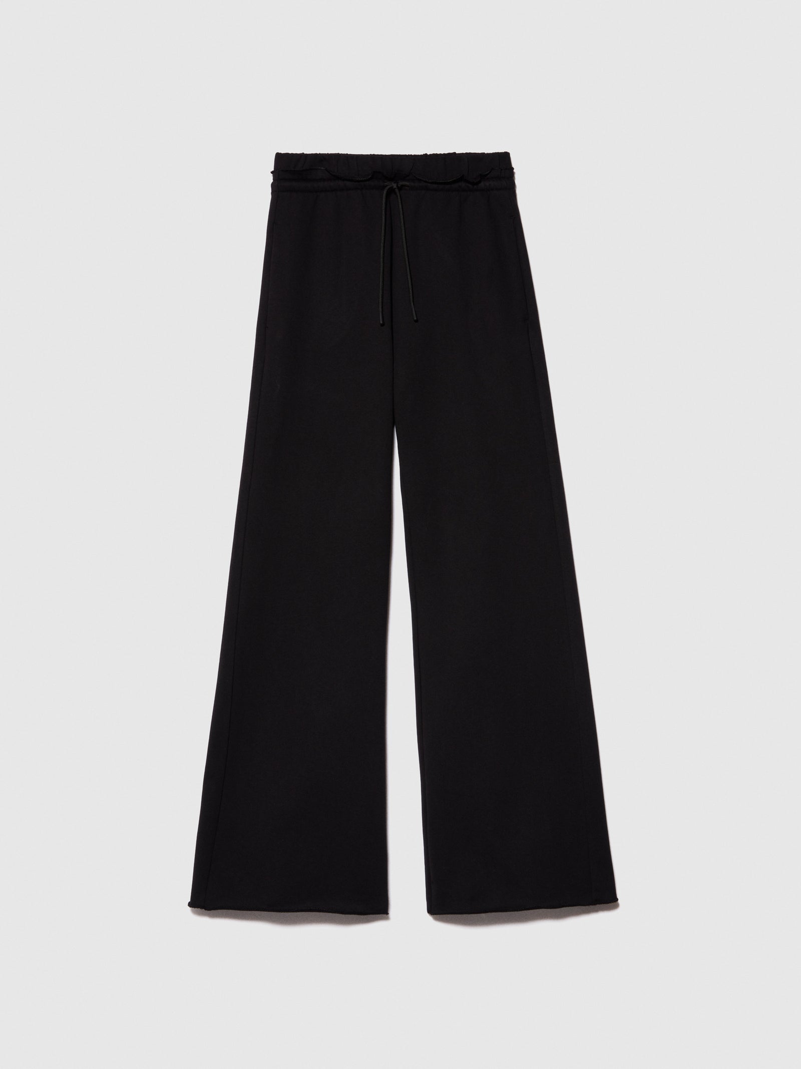 Fleece flare pants da donna nero | Sisley Outlet