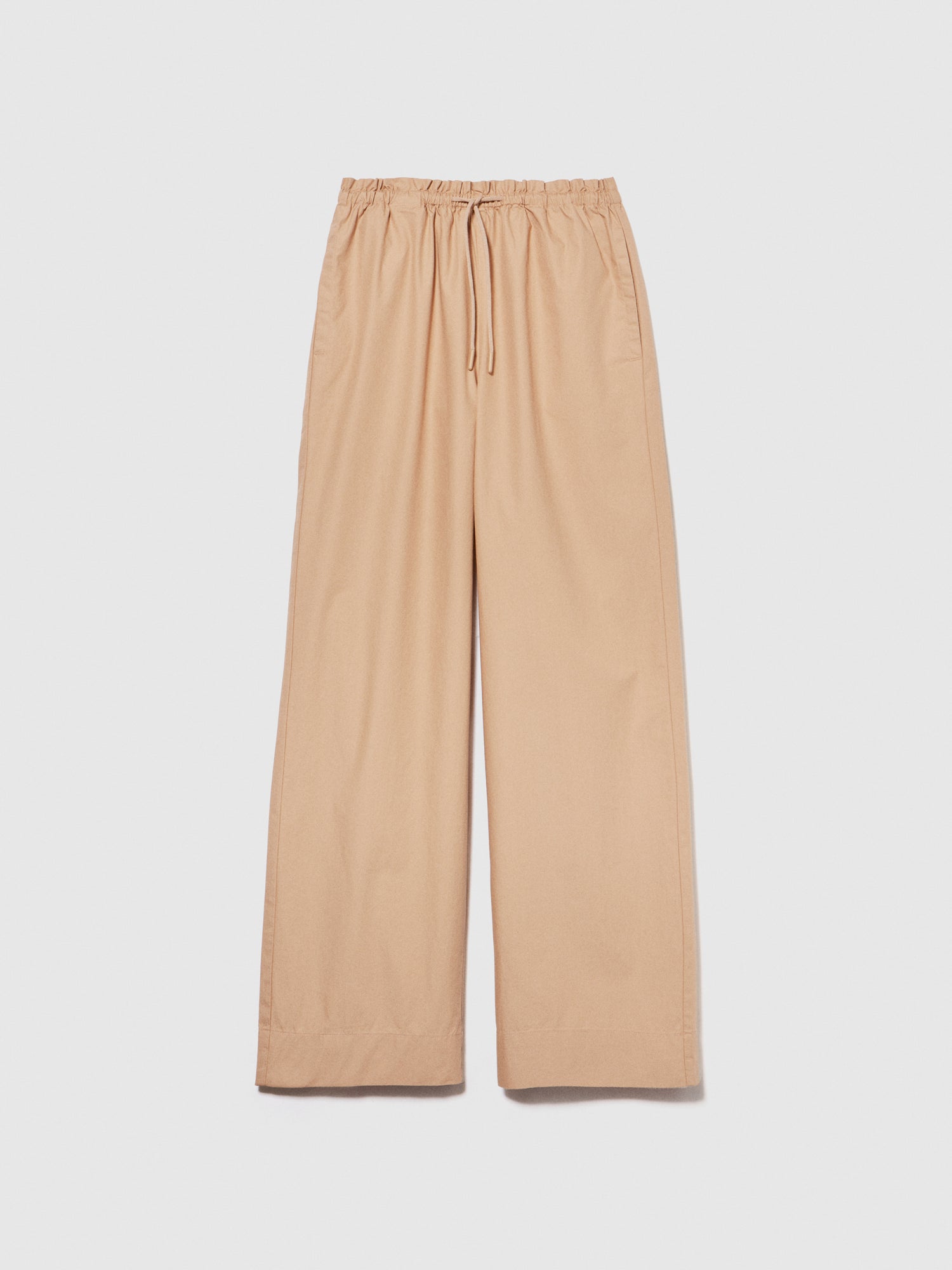 Flare pants with drawstring da donna beige | Sisley Outlet