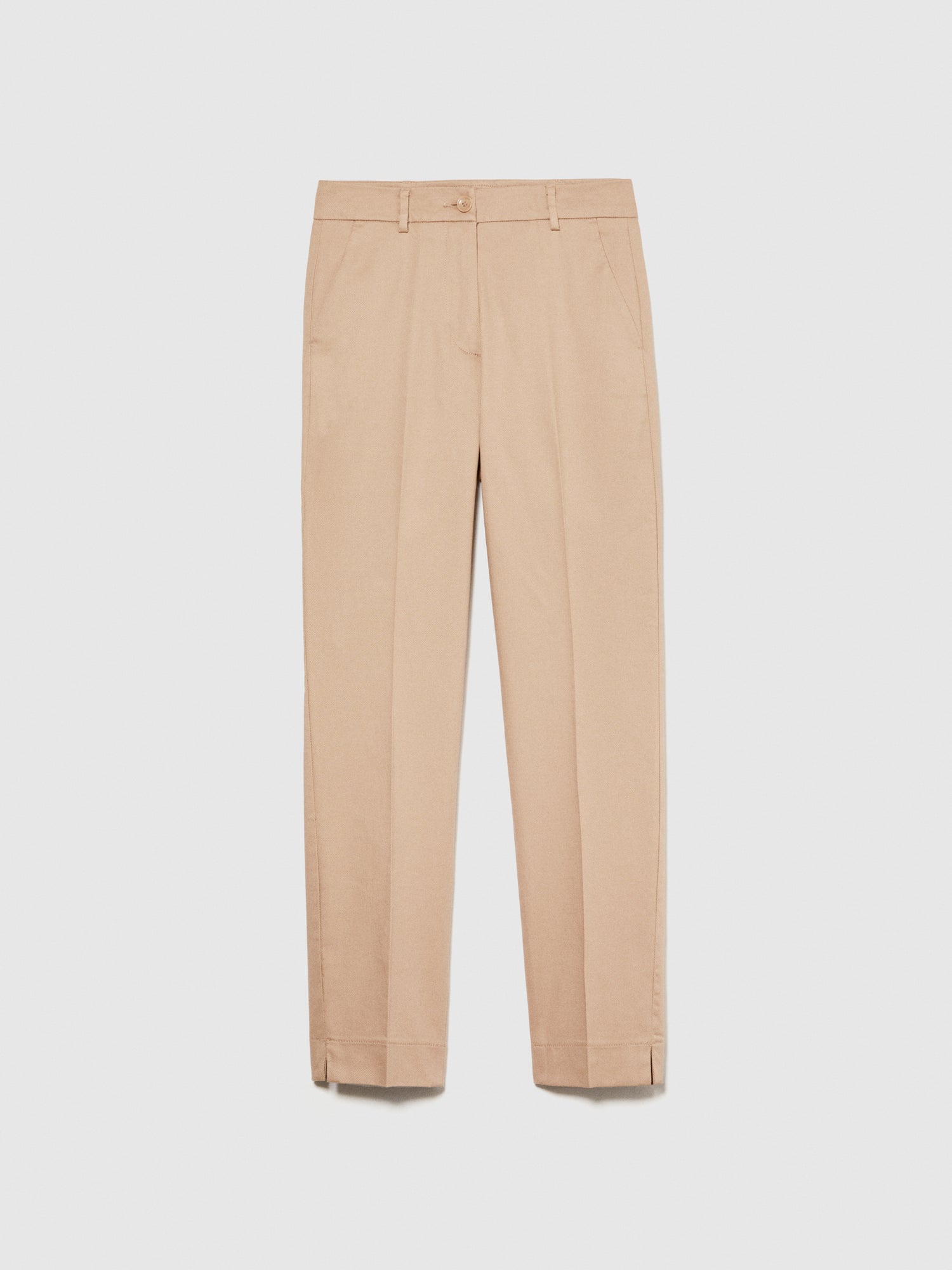 Regular fit chinos da donna rosa tenue | Sisley Outlet