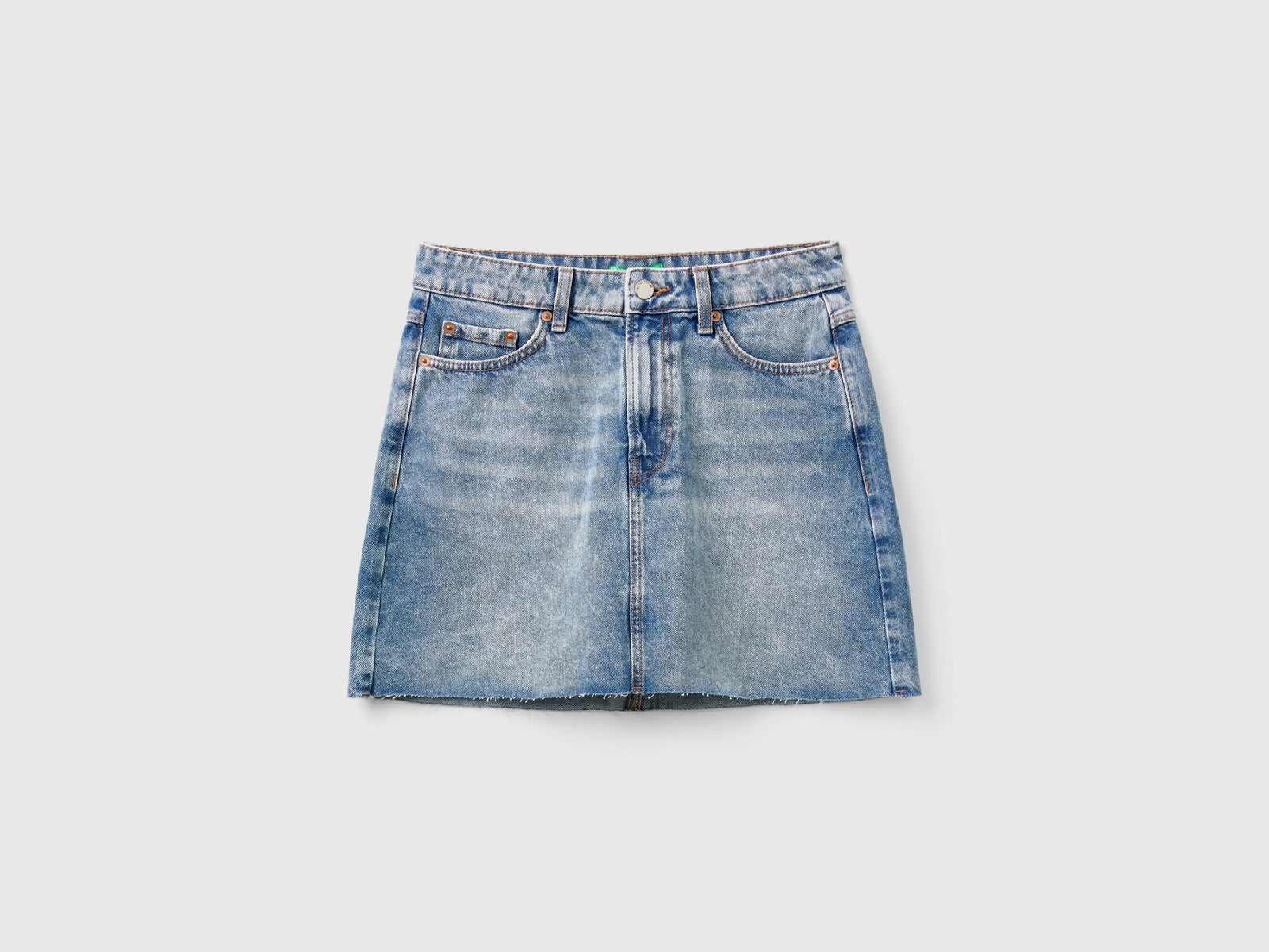 Minigonna di jeans da donna blu | Benetton Outlet