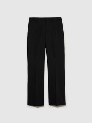 High-waisted trousers