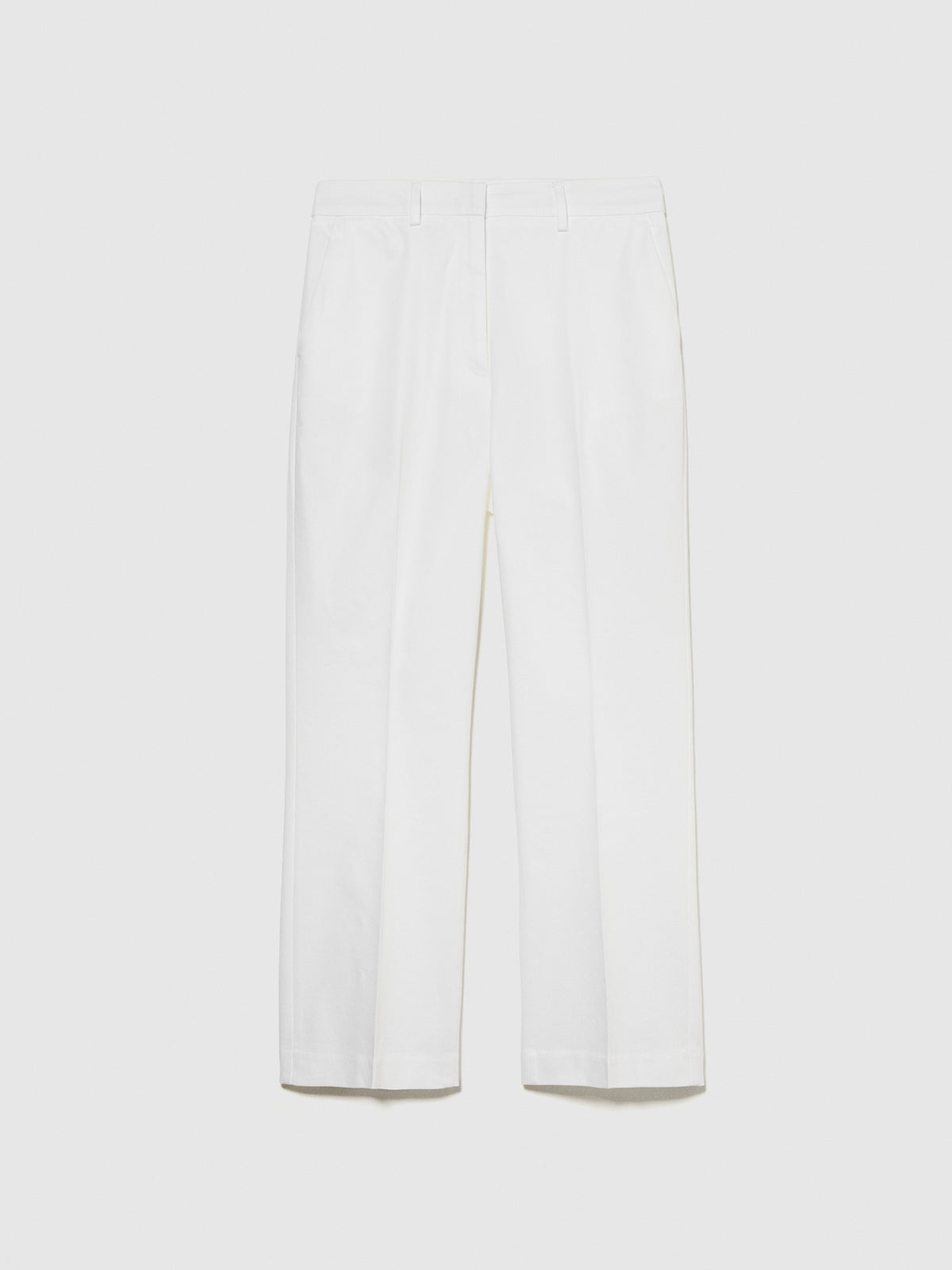 High-waisted trousers