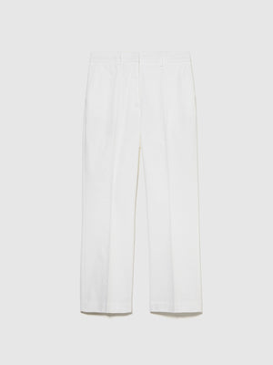 High-waisted trousers