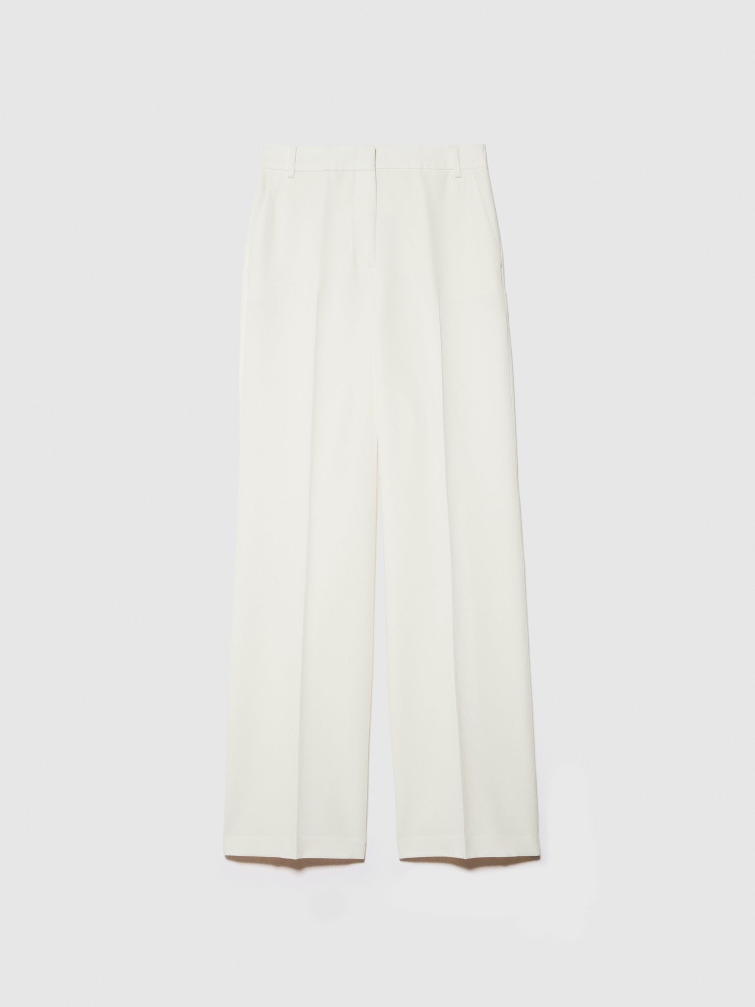 Flare fit trousers da donna bianco panna | Sisley Outlet