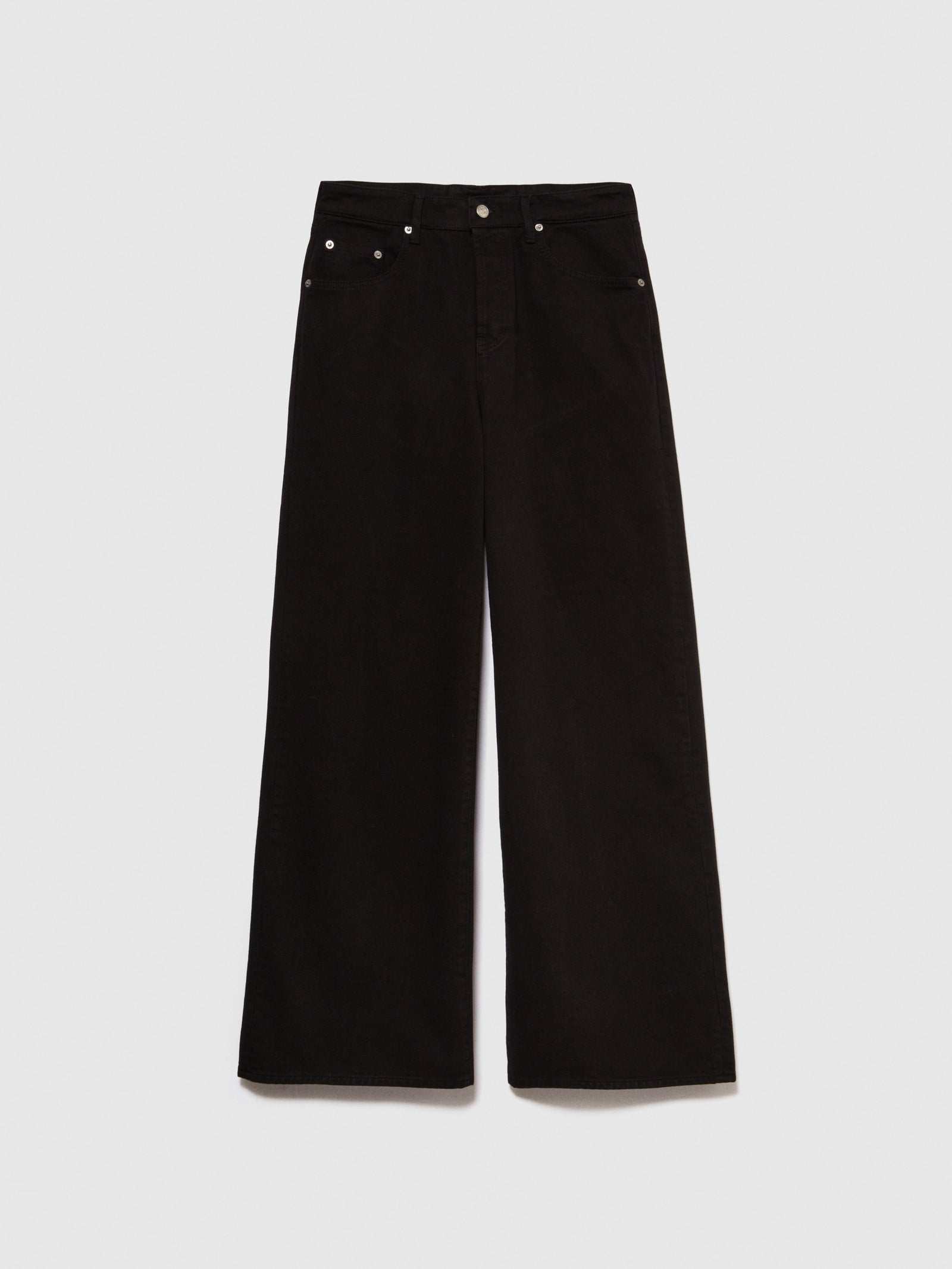 Wide fit colored jeans da donna nero | Sisley Outlet