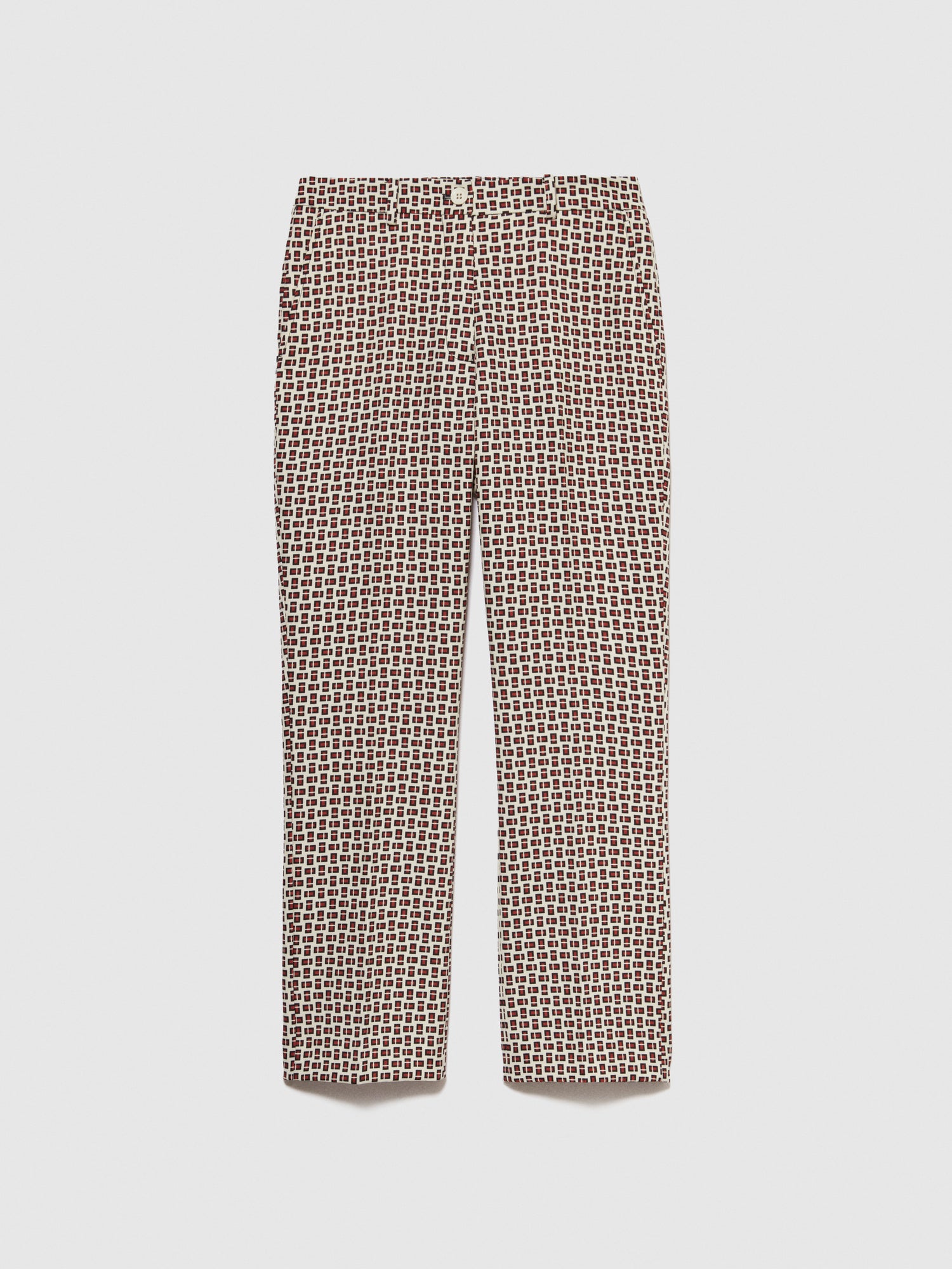 Printed cigarette trousers da donna multi-color | Sisley Outlet