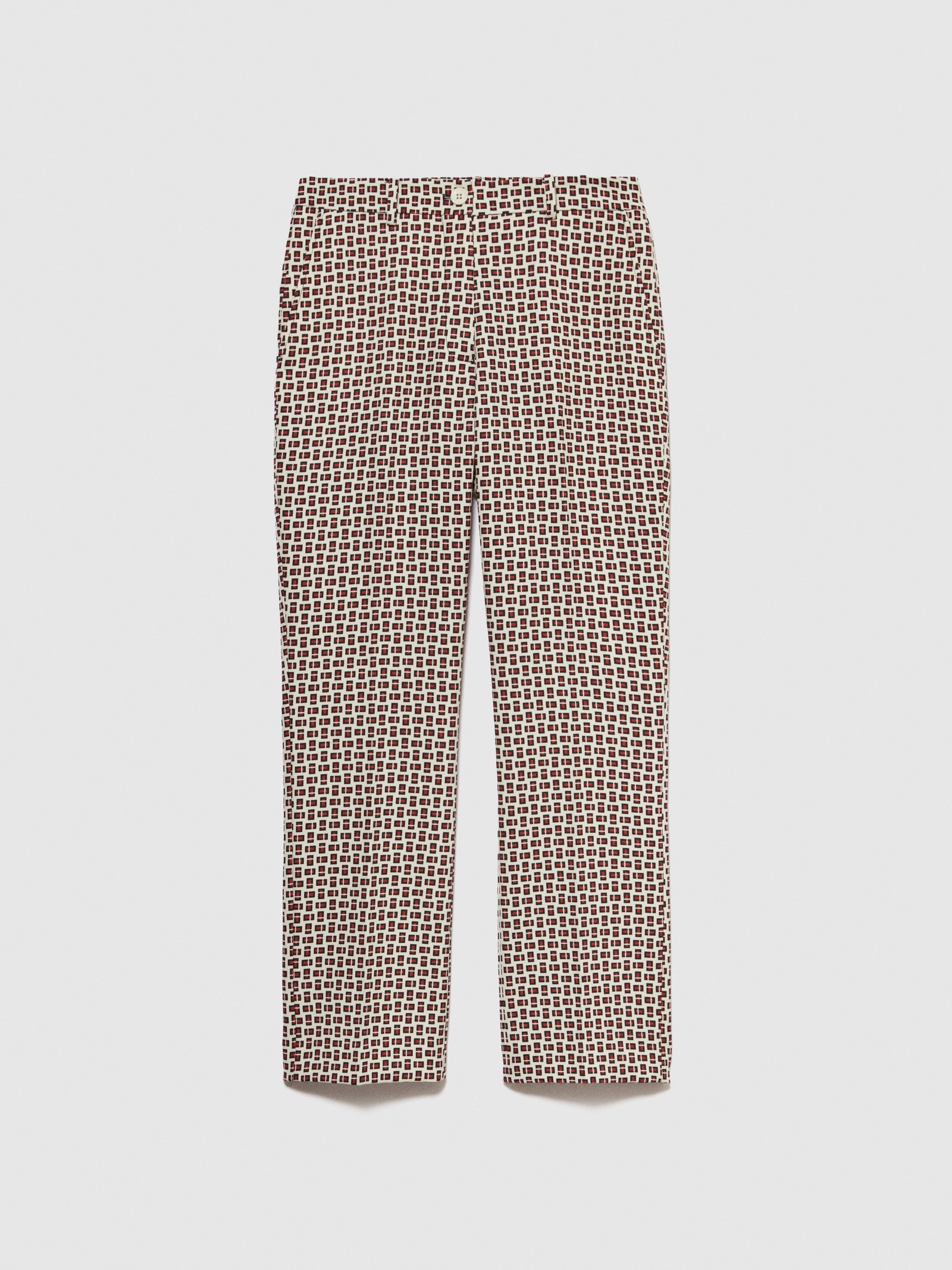 Printed cigarette trousers da donna multi-color | Sisley Outlet