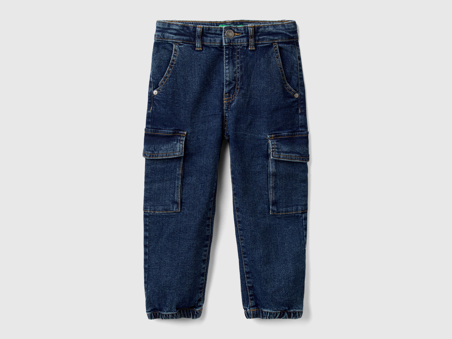 Denim Cargo Jeans da bimbo blu | Benetton Outlet