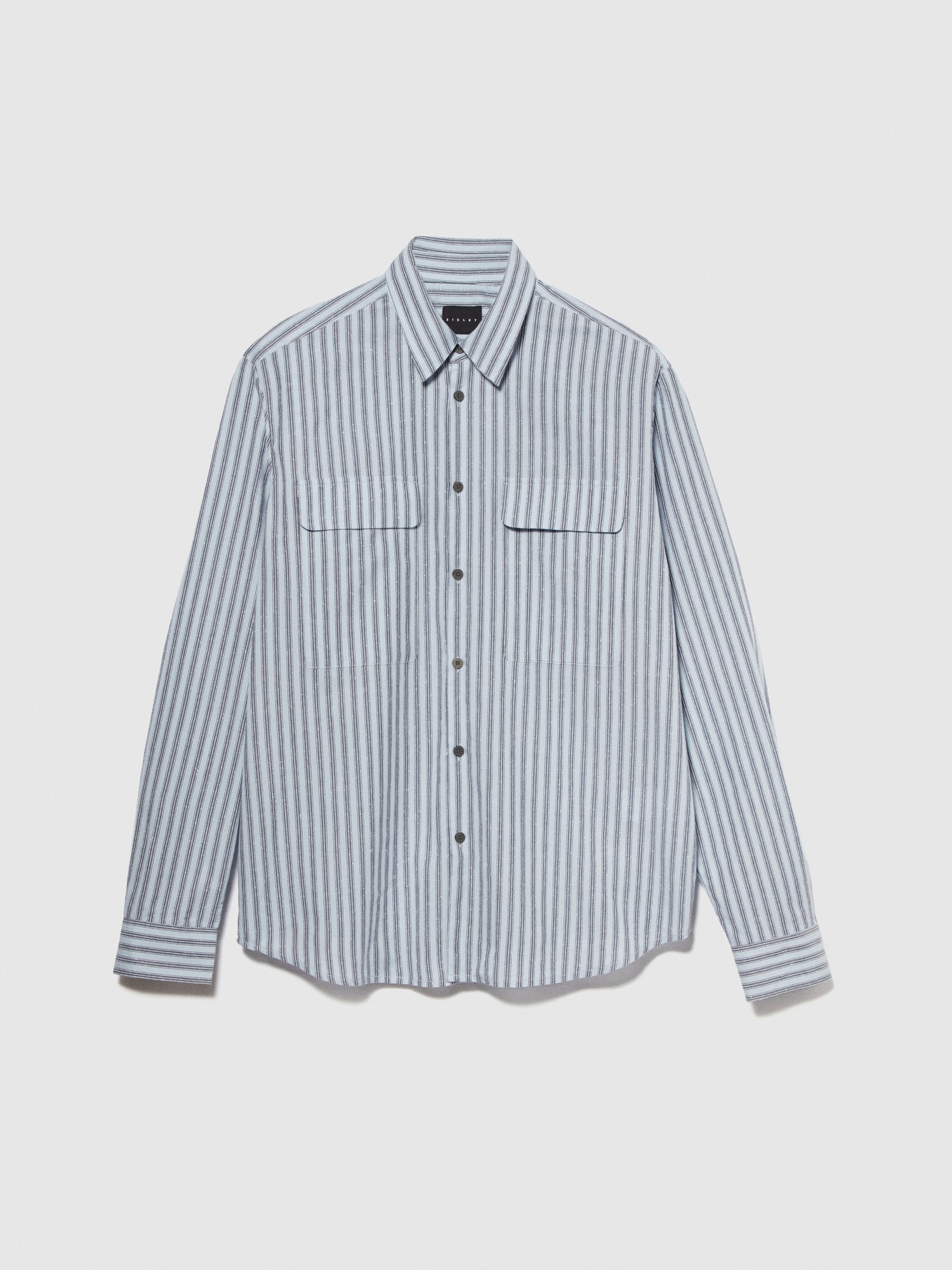 Camicia a righe da uomo azzurro | Sisley Outlet