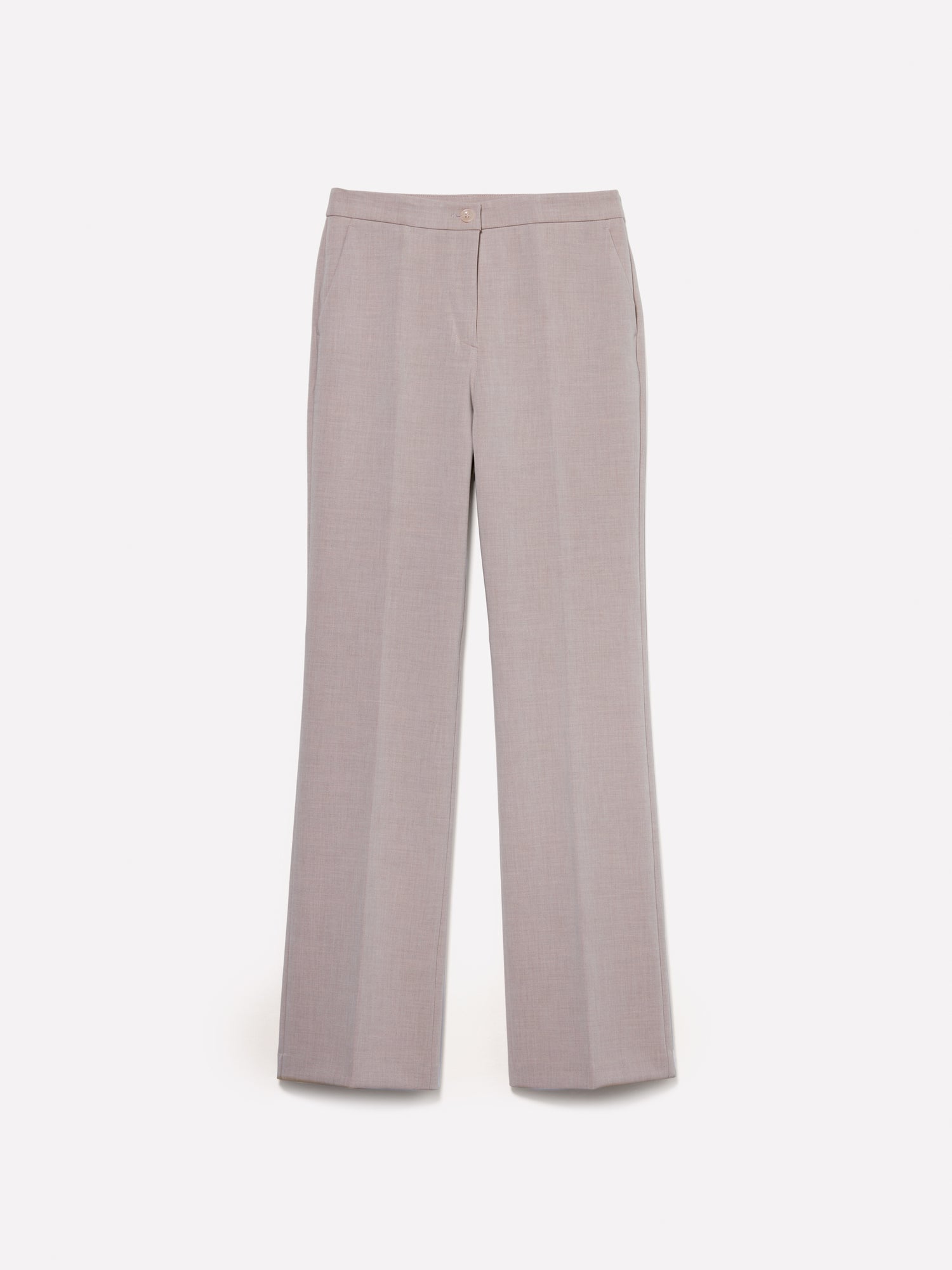 Flare fit trousers da donna beige | Sisley Outlet