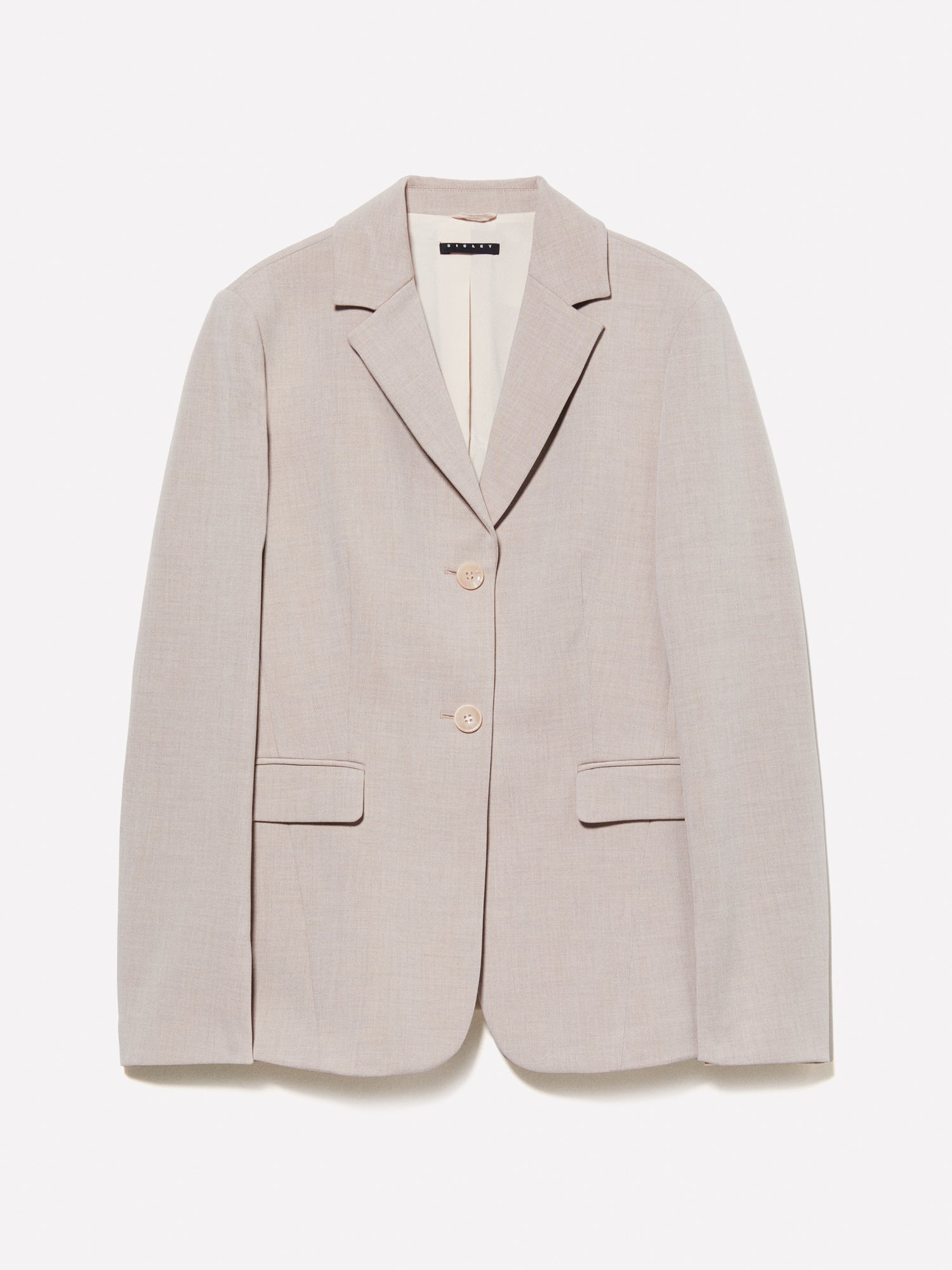 Blazer slim fit da donna beige | Sisley Outlet