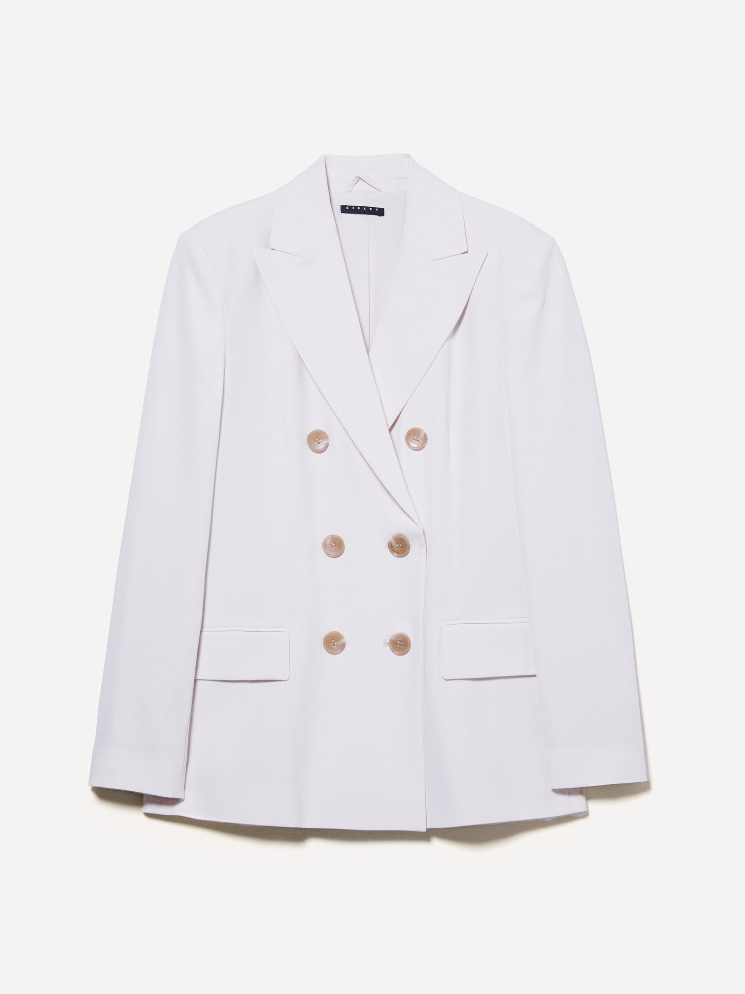 Blazer doppiopetto da donna bianco panna | Sisley Outlet