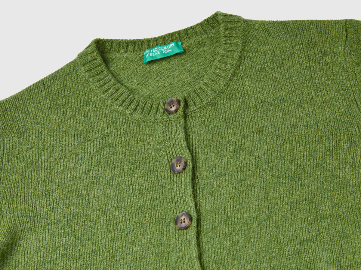 Cardigan in pura lana Shetland
