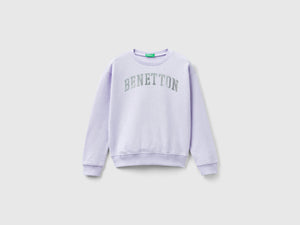 Felpa 100% cotone con logo