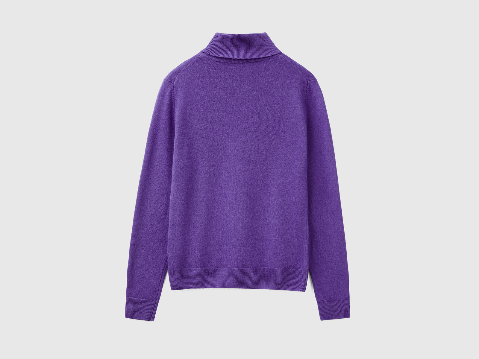 Dolcevita in pura lana Merino da donna viola 2 | Benetton Outlet