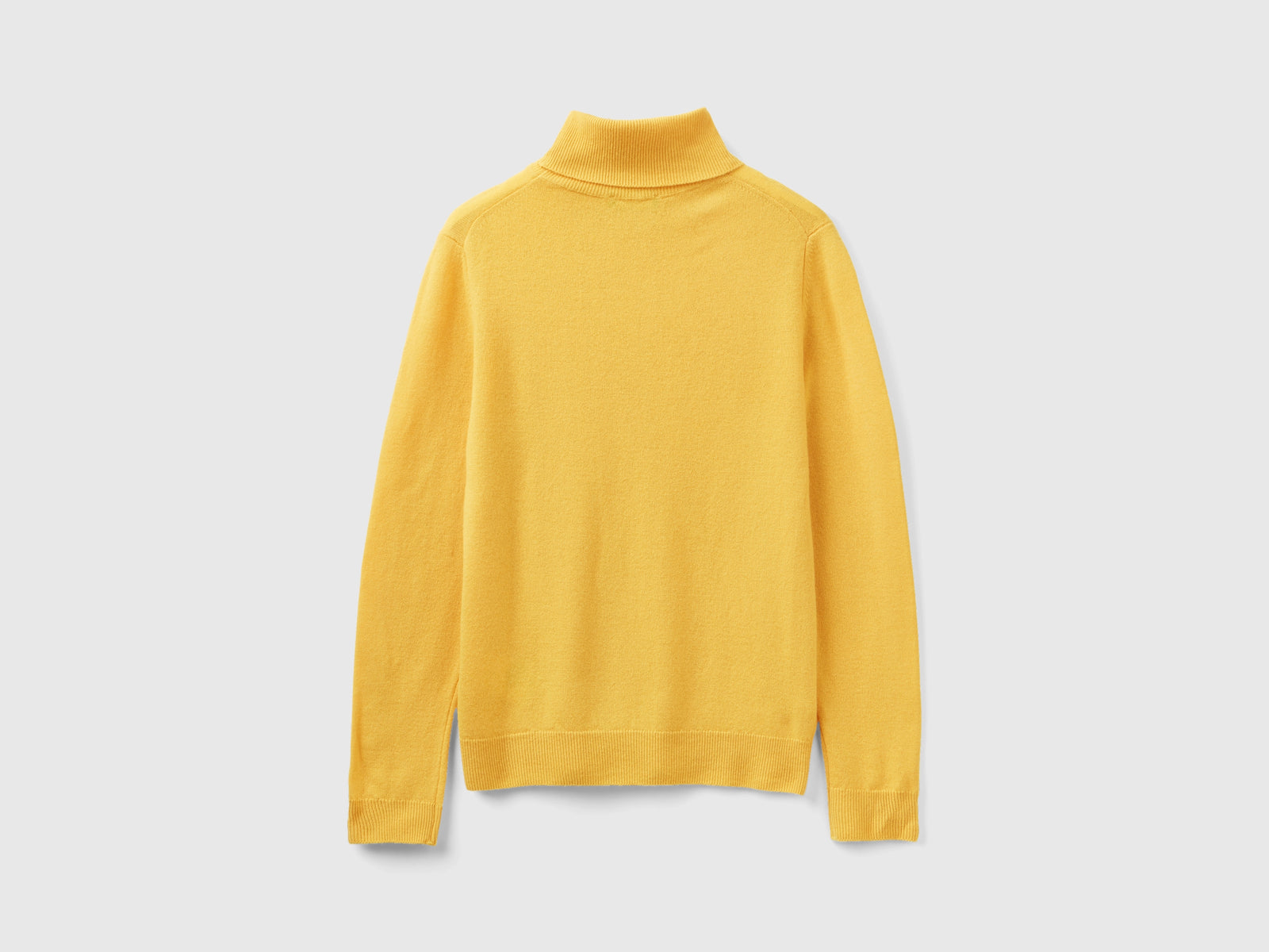Dolcevita in pura lana Merino da donna giallo 2 | Benetton Outlet
