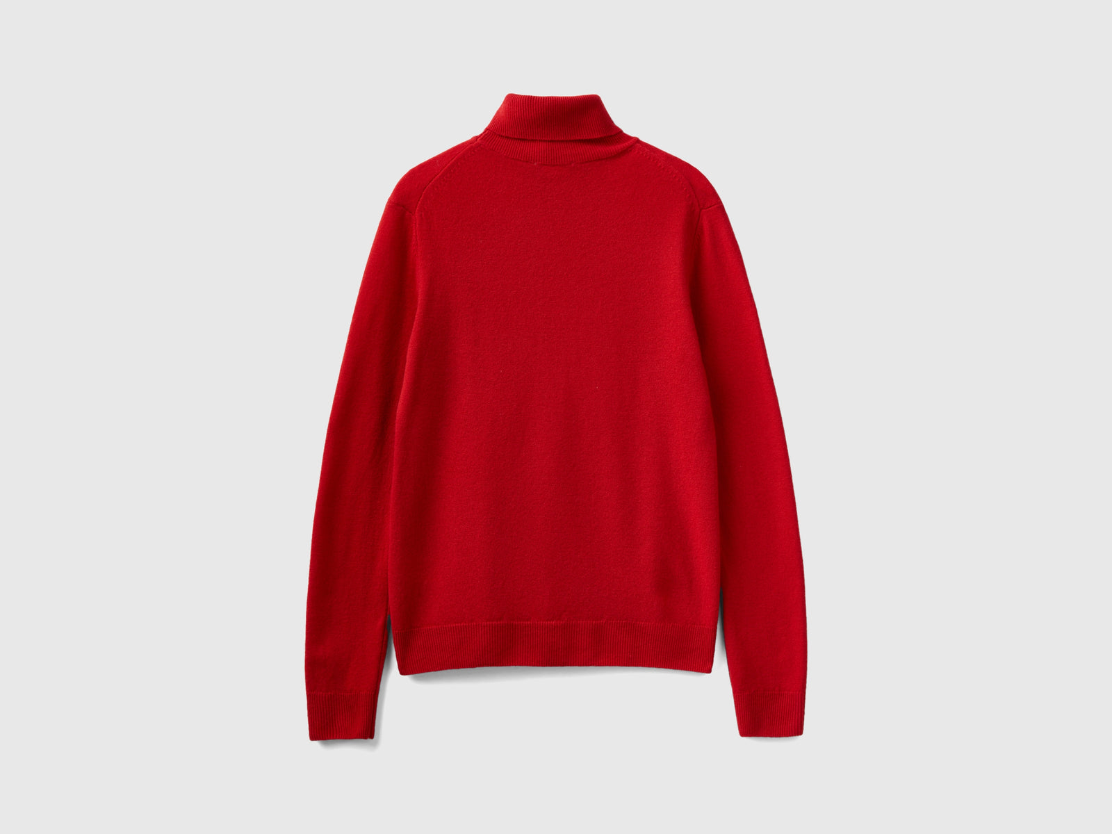 Dolcevita in pura lana Merino da donna rosso 2 | Benetton Outlet