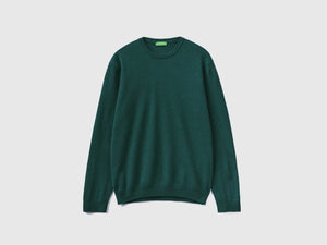 Maglia girocollo in pura lana Merino