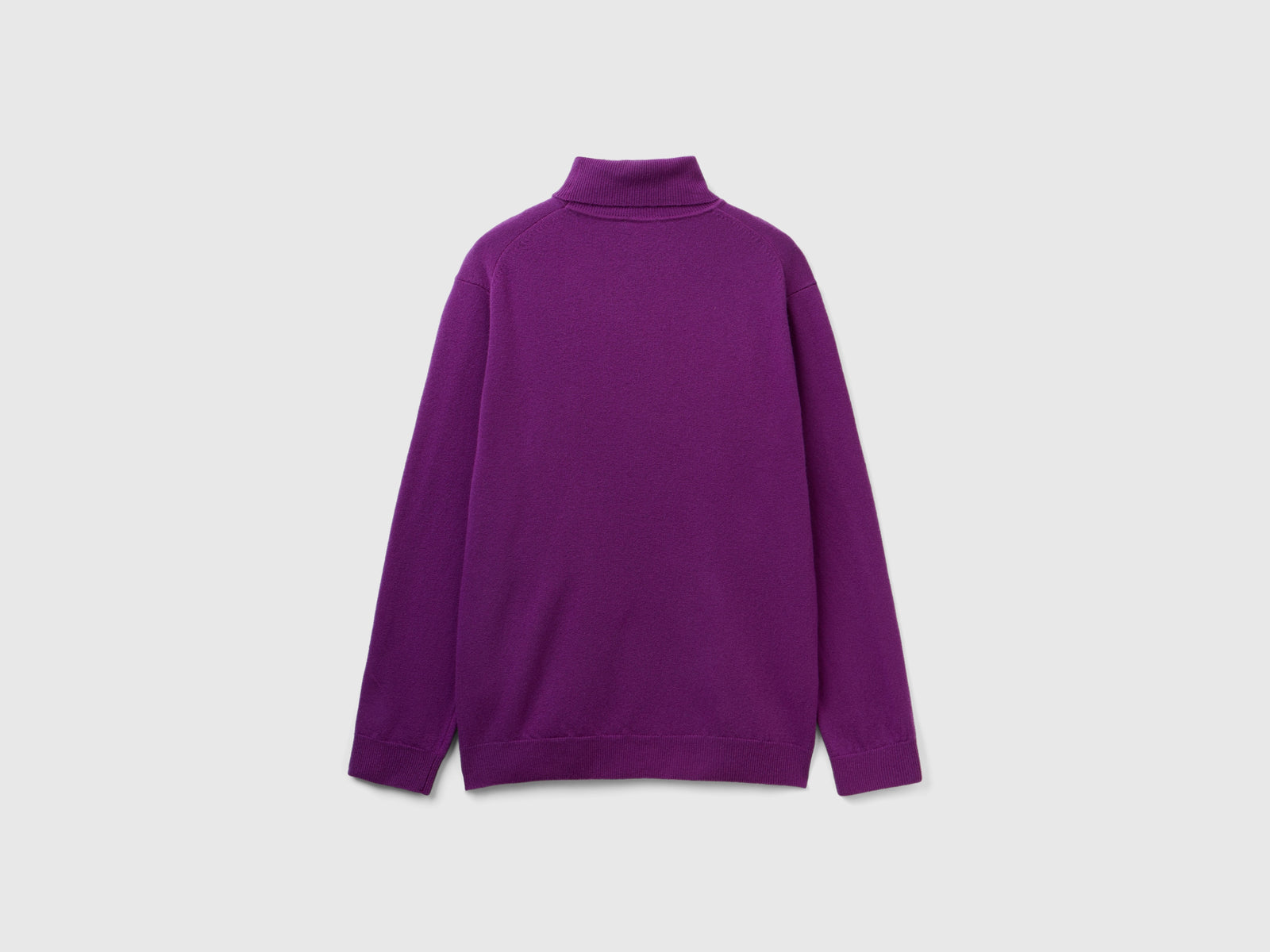 Dolcevita in pura lana Merino da uomo viola 2 | Benetton Outlet