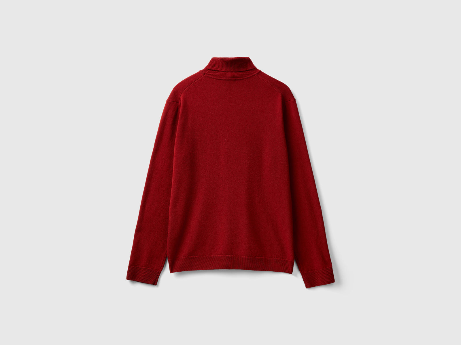 Dolcevita in pura lana Merino da uomo bordeaux 2 | Benetton Outlet