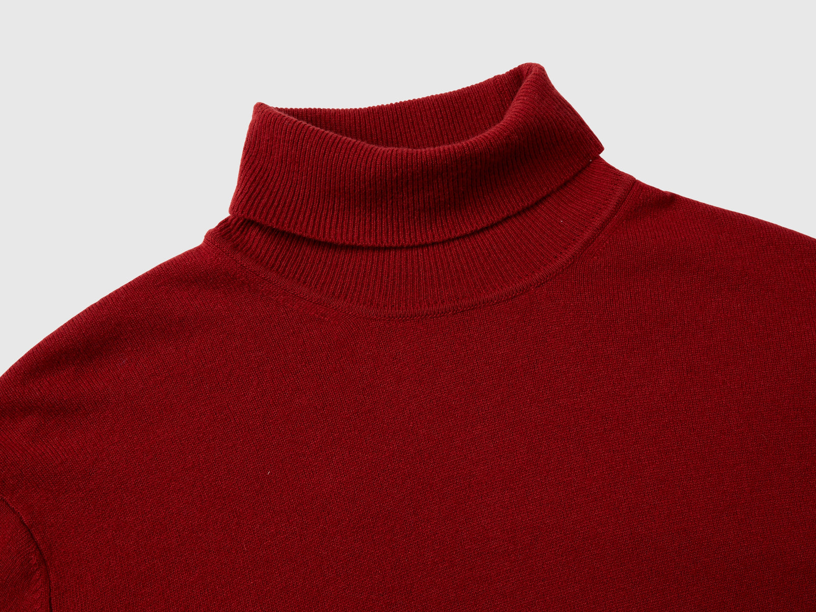 Dolcevita in pura lana Merino da uomo bordeaux 3 | Benetton Outlet