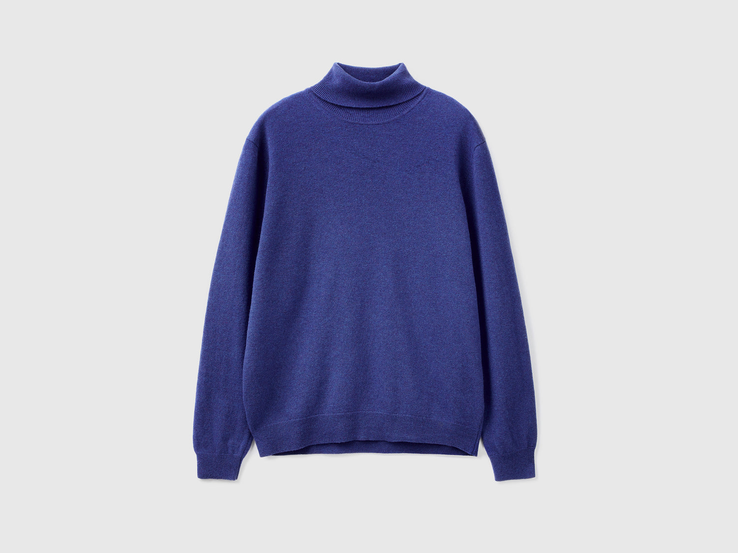 Dolcevitaette in pura lana Merino da uomo blu | Benetton Outlet