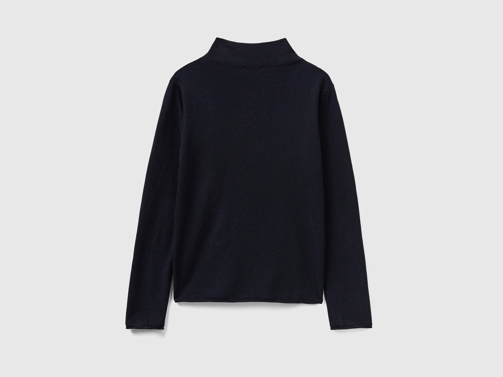 Maglia in misto cashmere da donna blu scuro 2 | Benetton Outlet