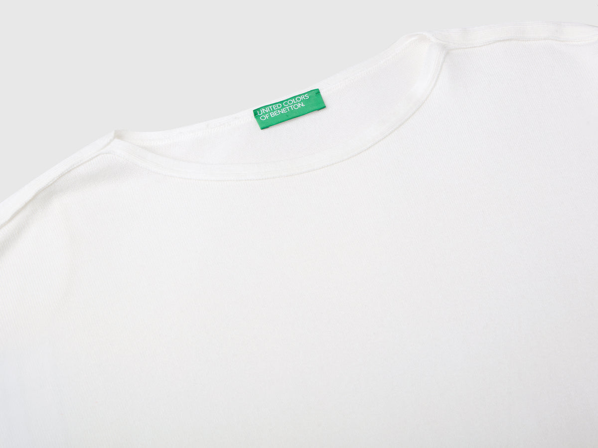 Boat neck sweater