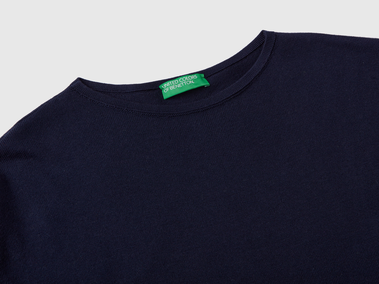 Maglia a manica corta da donna blu scuro 3 | Benetton Outlet