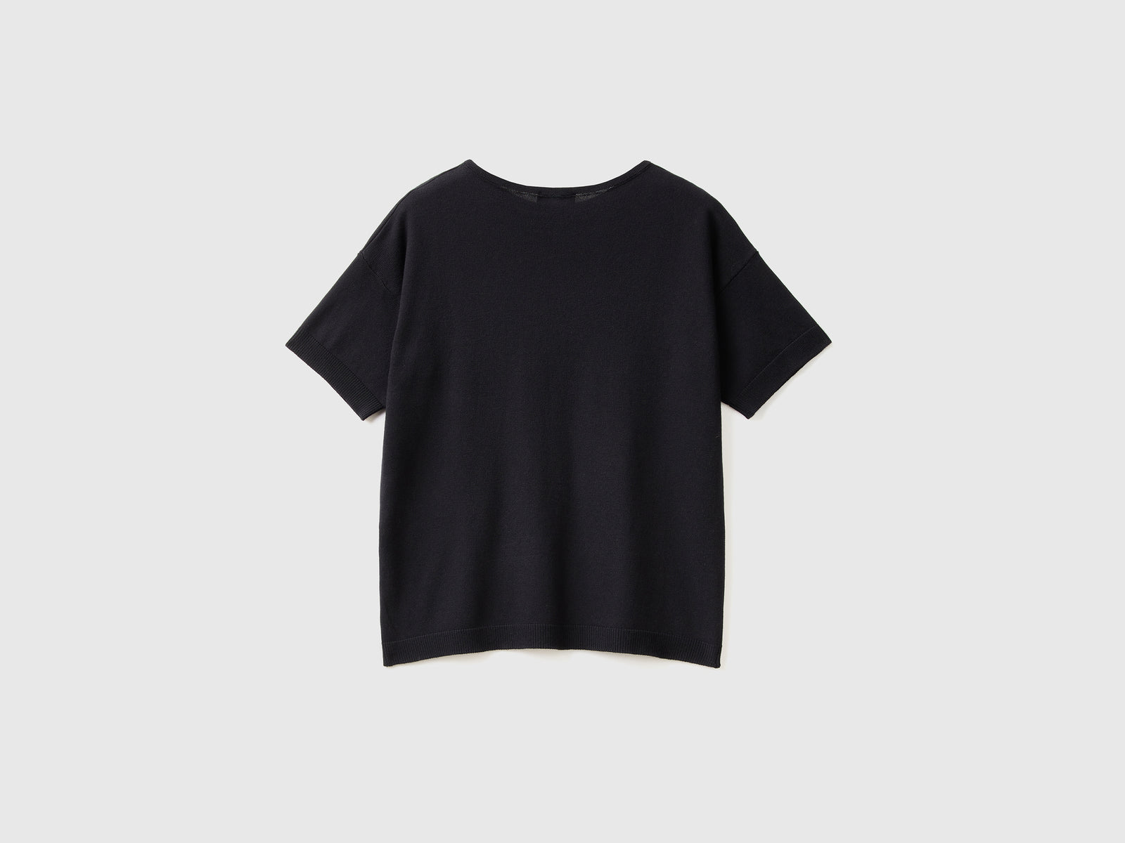 Maglia a manica corta da donna nero 2 | Benetton Outlet