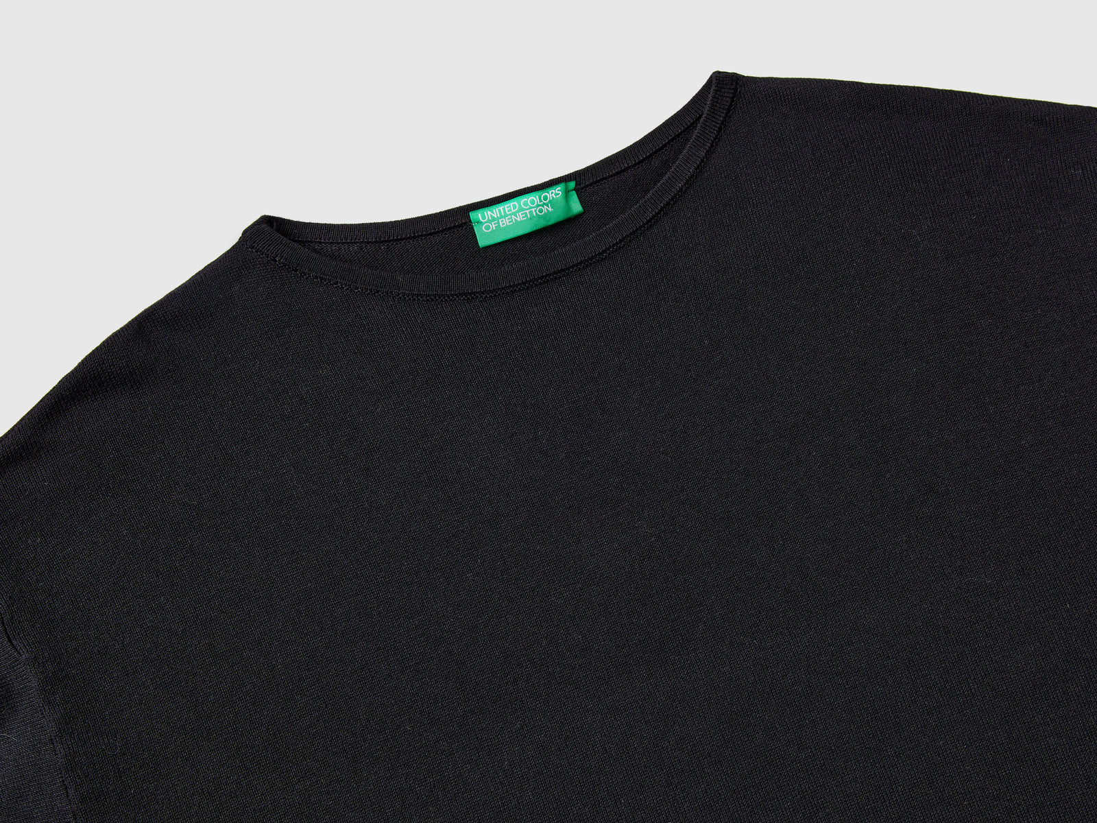 Maglia a manica corta da donna nero 3 | Benetton Outlet
