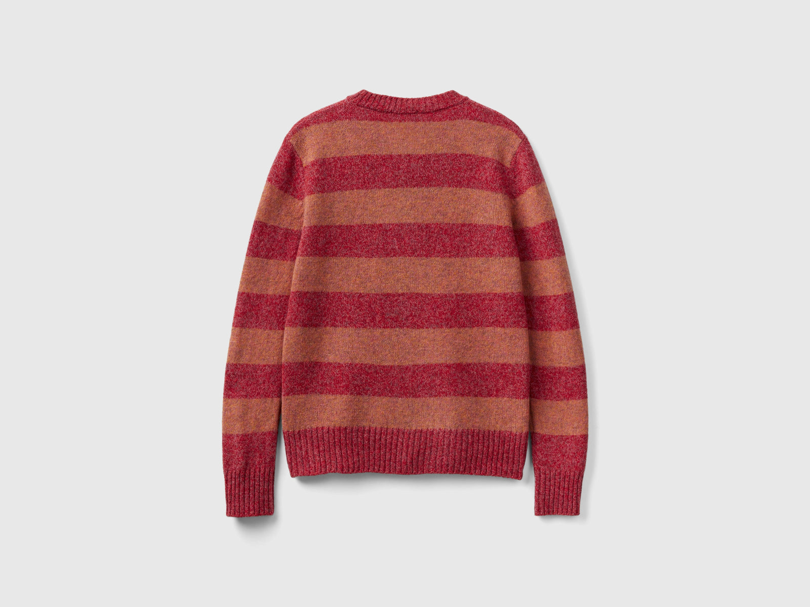 Cardigan a righe in pura lana Shetland da donna multi-color 2 | Benetton Outlet