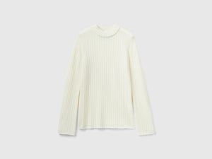 Maglia lupetto con spacchi